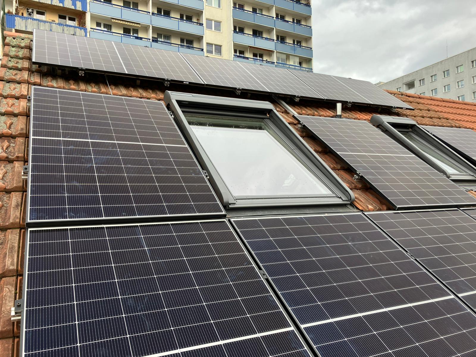 Photovoltaikanlage als Referenzprojekt in Thüringen